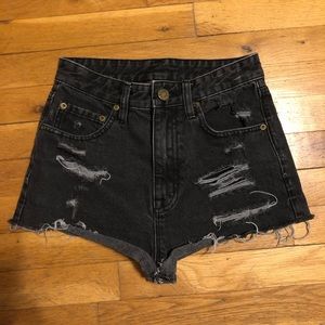 *SOLD* BDG Cheeky/High Rise Distressed Shorts